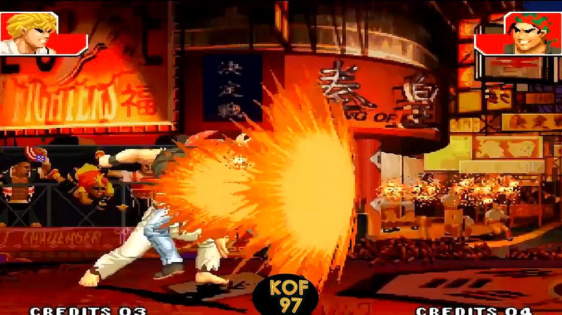 拳皇97倒地后怎么防守