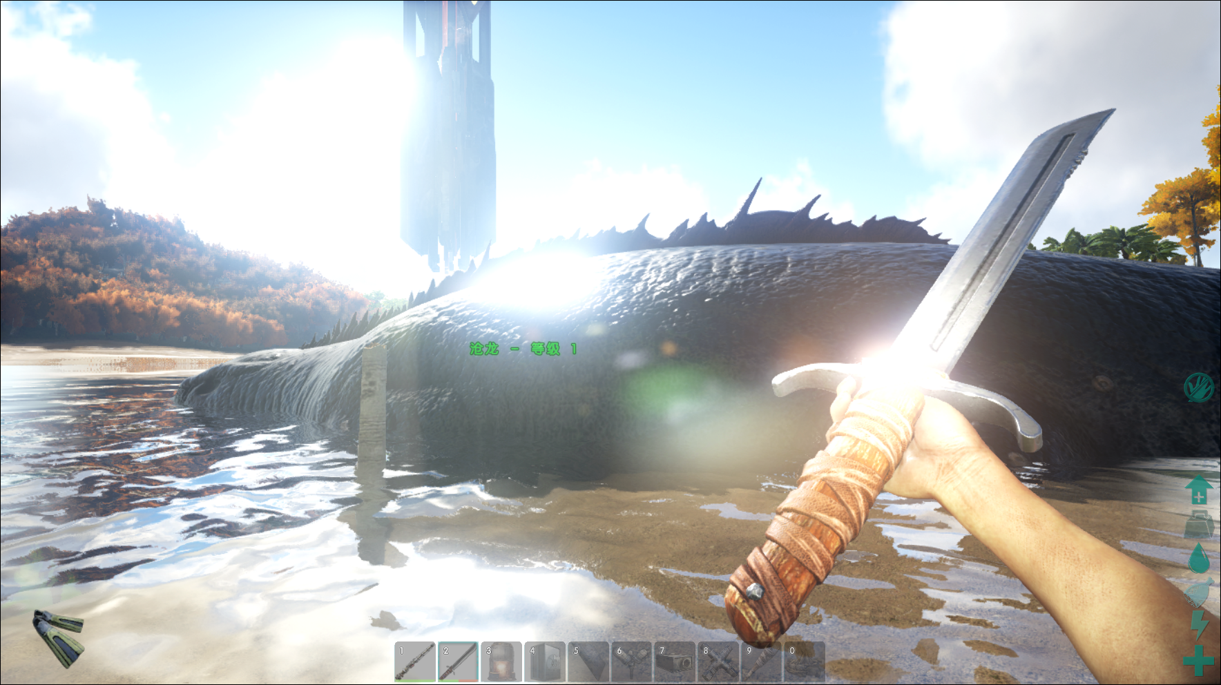 方舟生存进化怎么驯化淡水炭龟