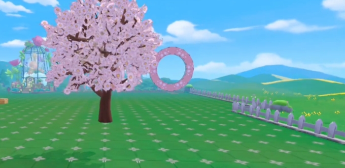 摩尔庄园樱花树怎么装饰