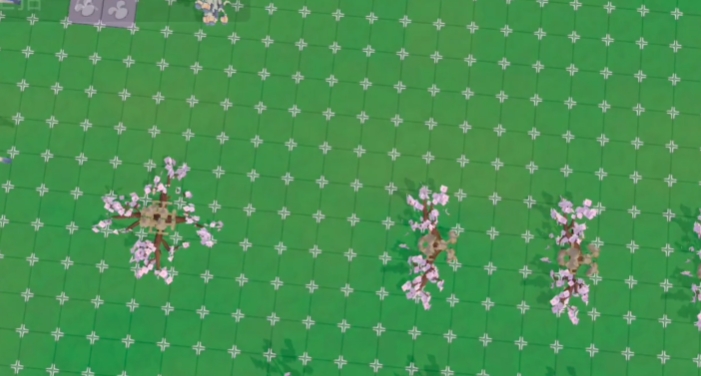 摩尔庄园樱花树怎么装饰