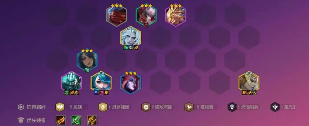 金铲铲之战龙族配什么阵容