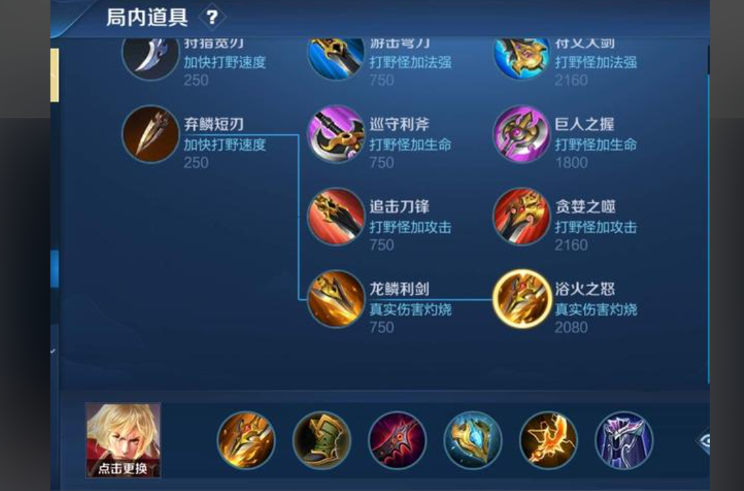 王者荣耀打野李信出装怎么搭配