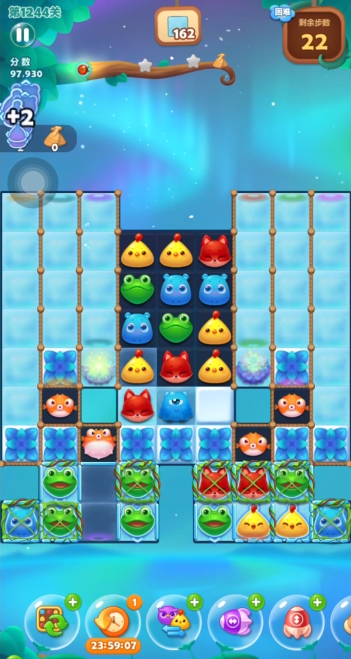 开心消消乐1244关怎么过关 开心消消乐1244关怎么过关