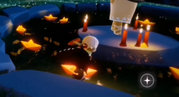 光遇如何在遇镜放纸船