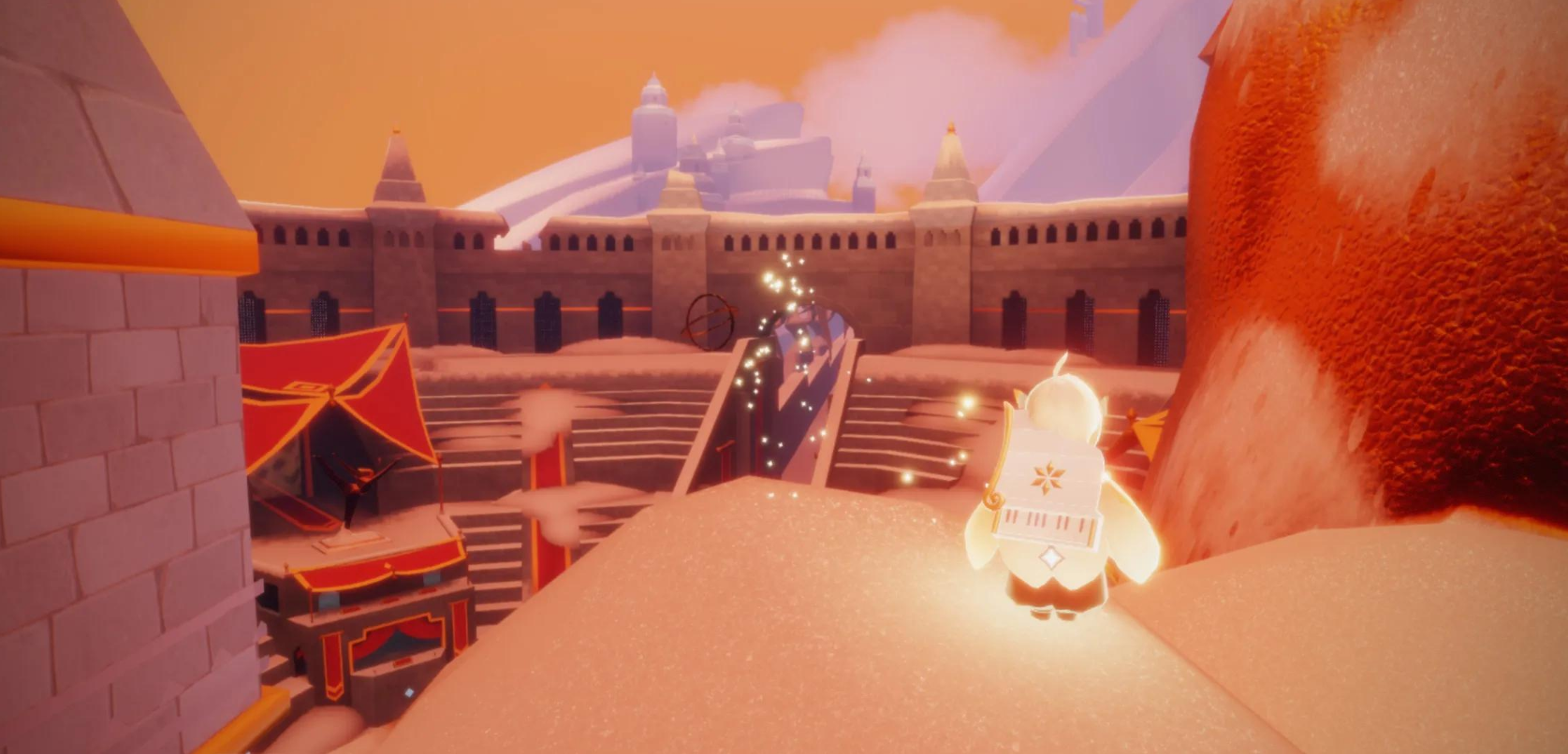 光遇霞谷大殿顶上怎么去 光遇霞谷大殿顶上怎么去