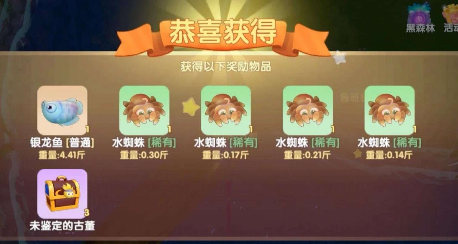 摩尔庄园水蜘蛛怎么用