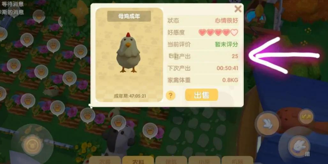 摩尔庄园手游怎么提升家禽好感度