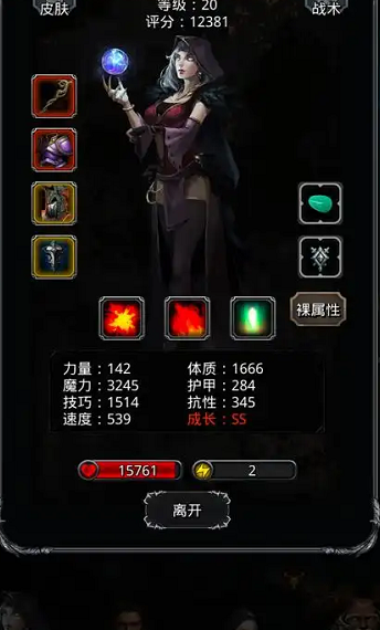 地下城堡2法师要什么属性