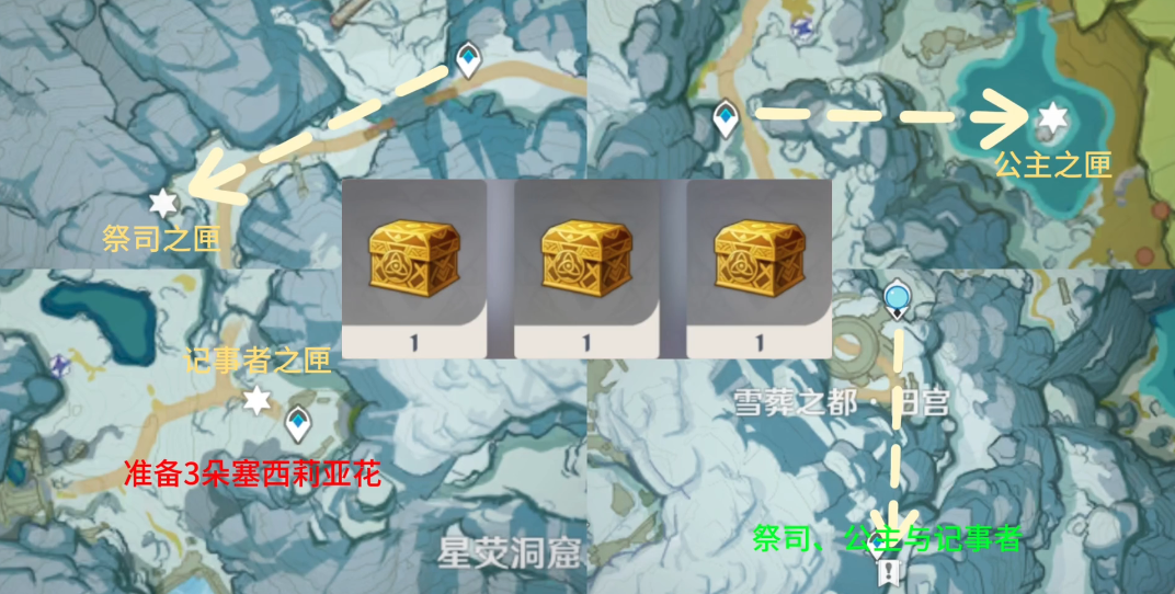 原神雪山记事者之匣怎么开