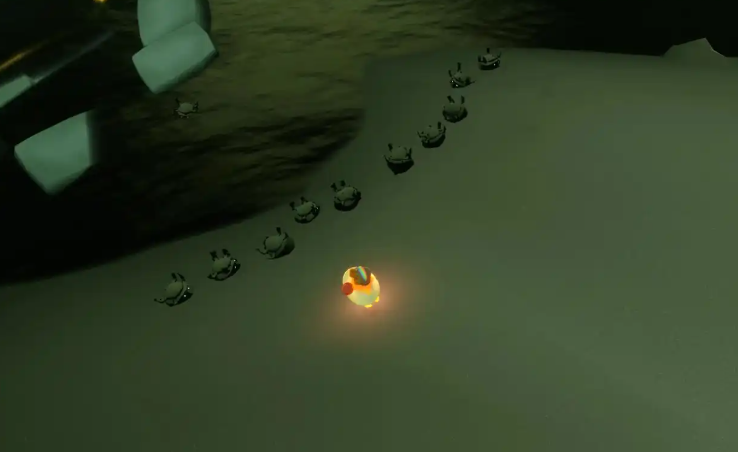 光遇螃蟹怎么拿回去