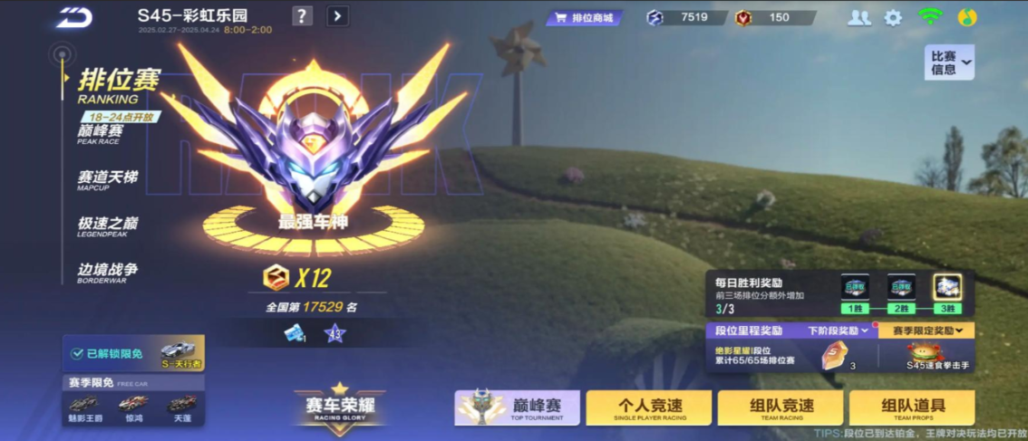 qq飞车哪个车神最厉害