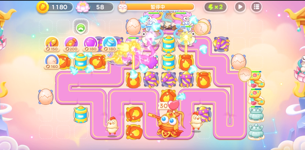 保卫萝卜怎么升级炮塔4级