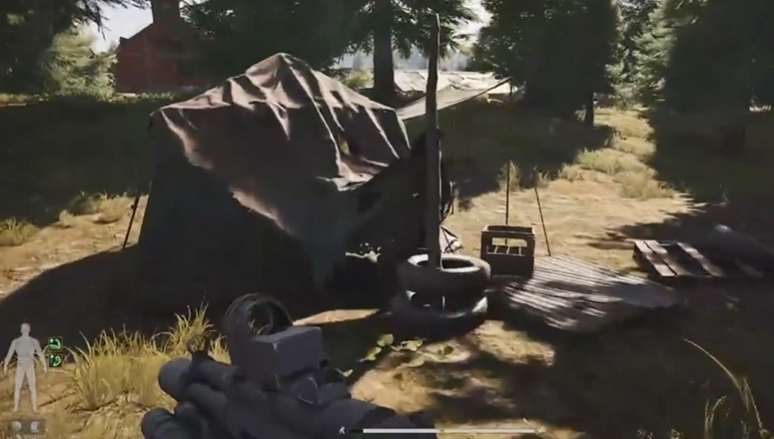 暗区突围公路帐篷在哪