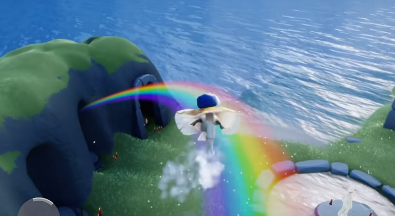 光遇怎么安放彩虹