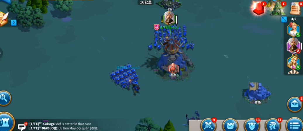 万国觉醒怎么行军到指定地点