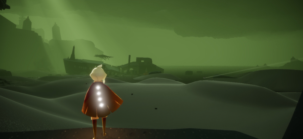 光遇如何在墓土优雅的落地