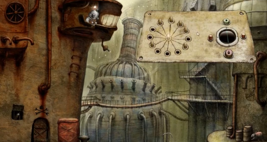 机械迷城怎么用枪捉小狗