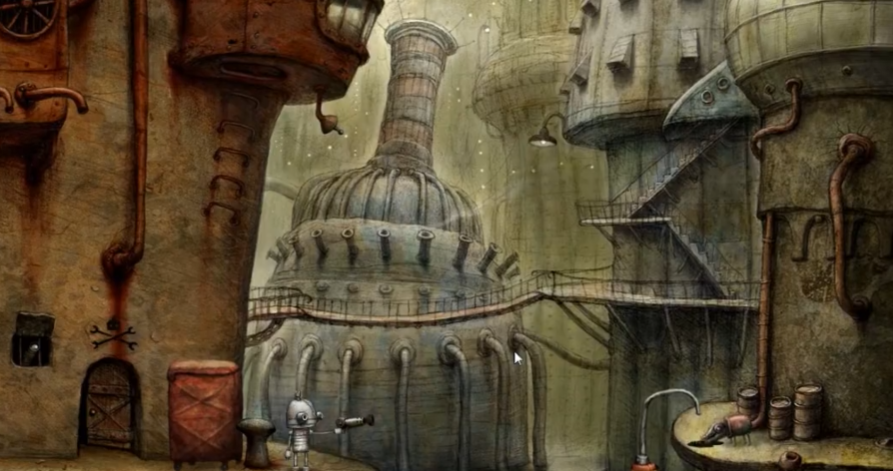 机械迷城怎么用枪捉小狗