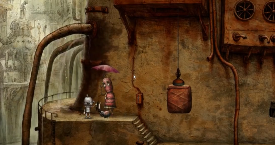 机械迷城怎么用枪捉小狗