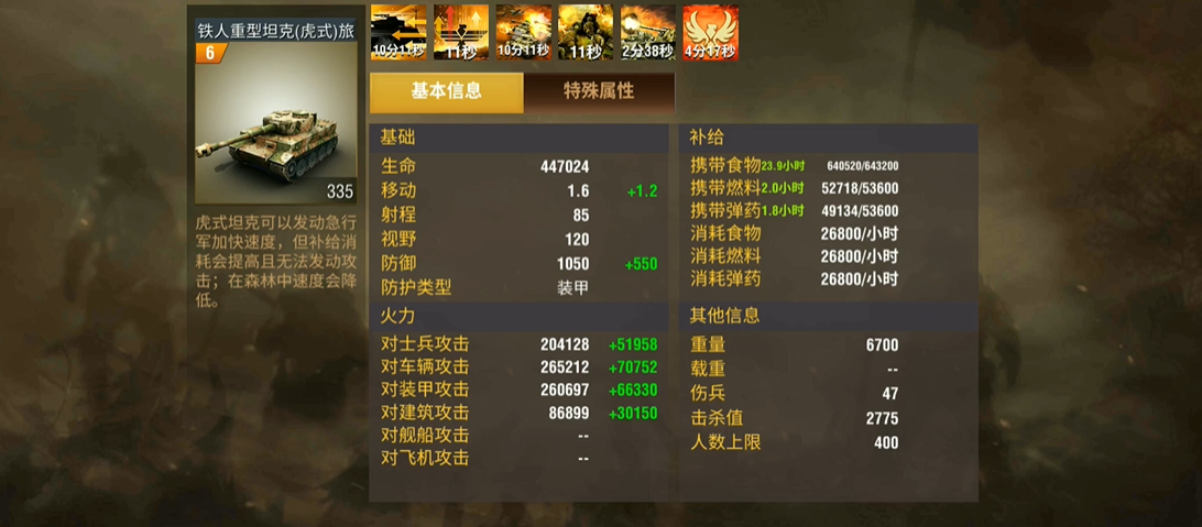 二战风云2虎式坦克配什么官