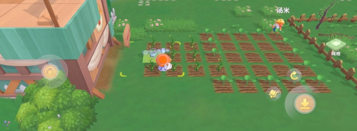 摩尔庄园里的土地怎么移动