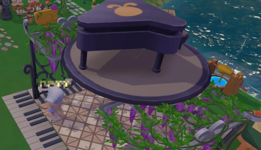 摩尔庄园钢琴怎么摆放