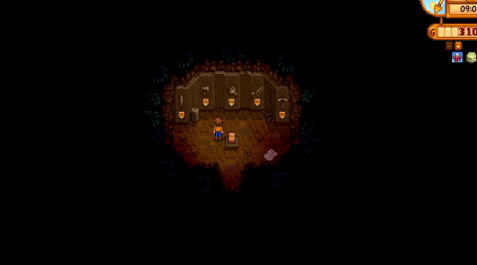 星露谷物语温泉附近山洞怎么进去