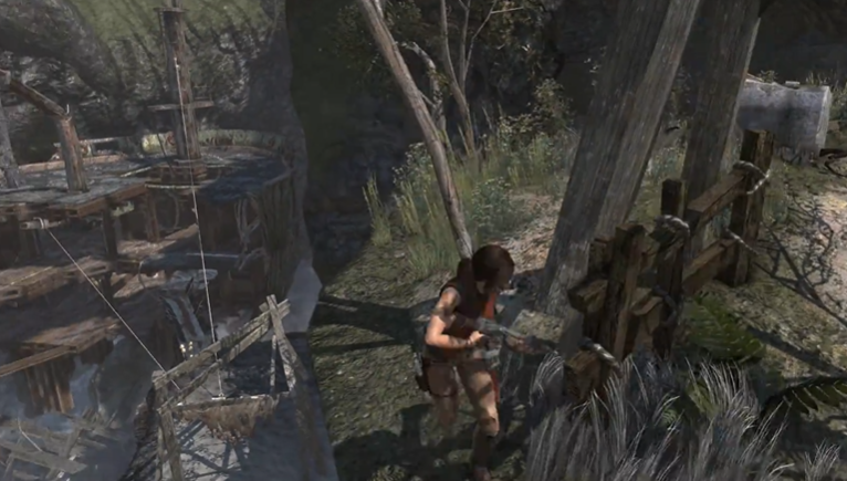 古墓丽影9峭壁碉堡怎么过去