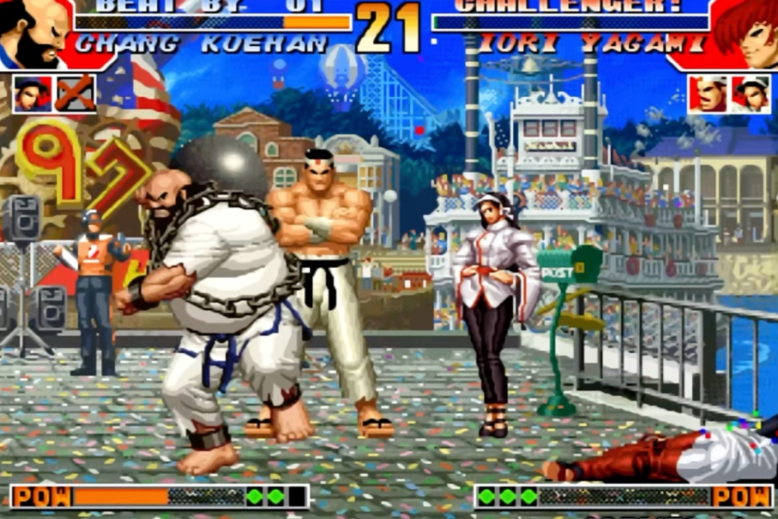 拳皇97倒地后怎么防大猪跳抓