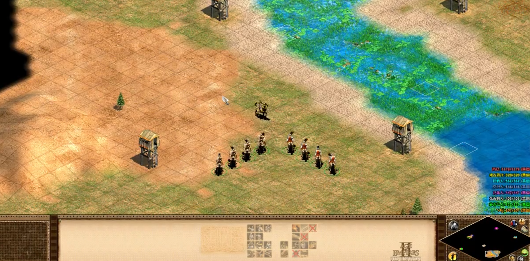 帝国时代2怎么打蒙古突骑兵