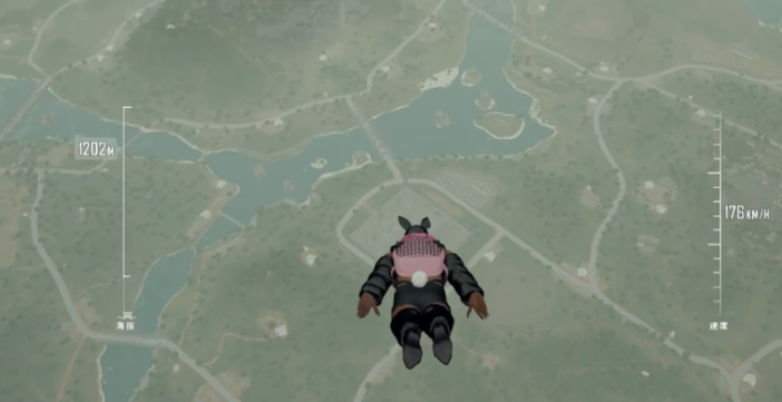 绝地求生大逃杀怎么垂直跳伞