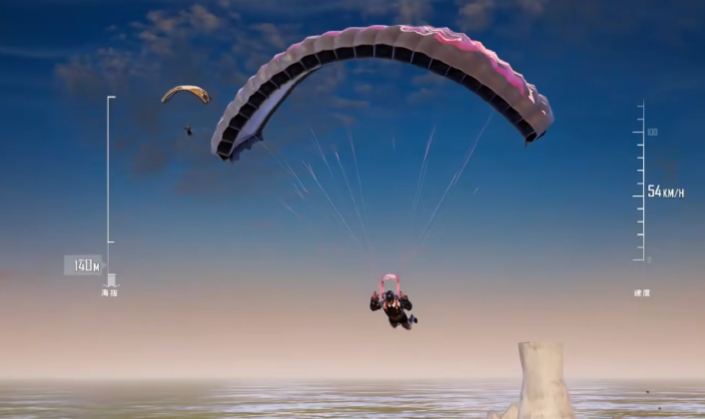 绝地求生大逃杀怎么垂直跳伞