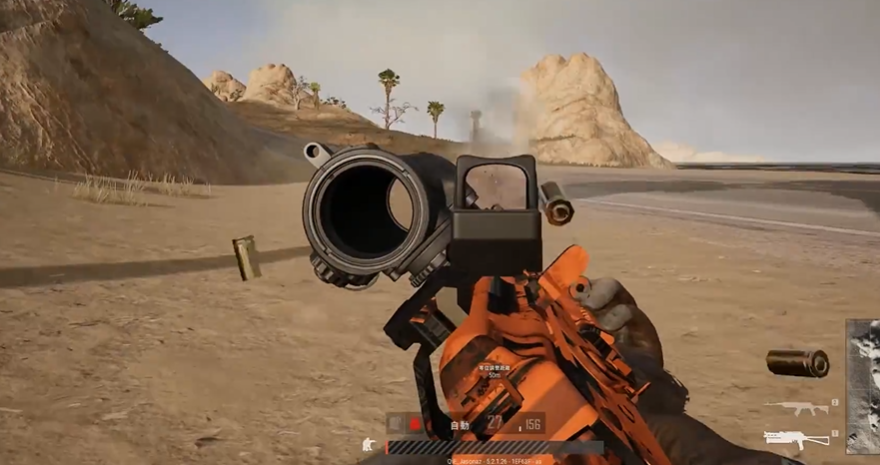 绝地求生如何开启侧面瞄具