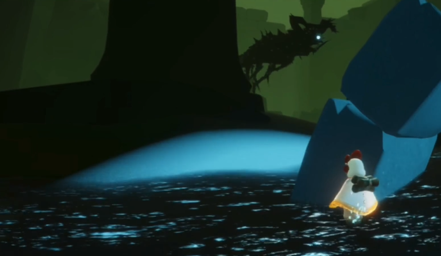 光遇如何躲墓土冥龙