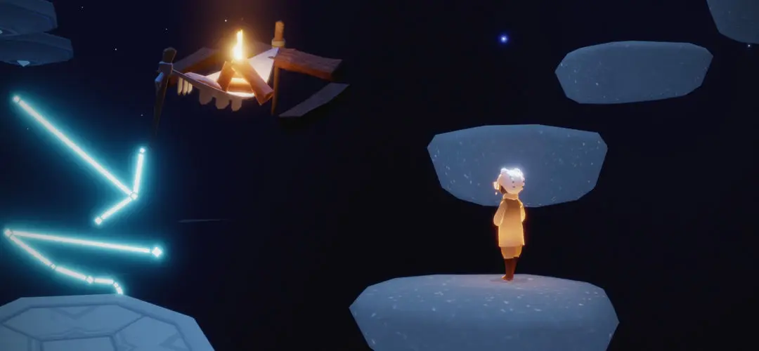 光遇怎么悬浮在空中