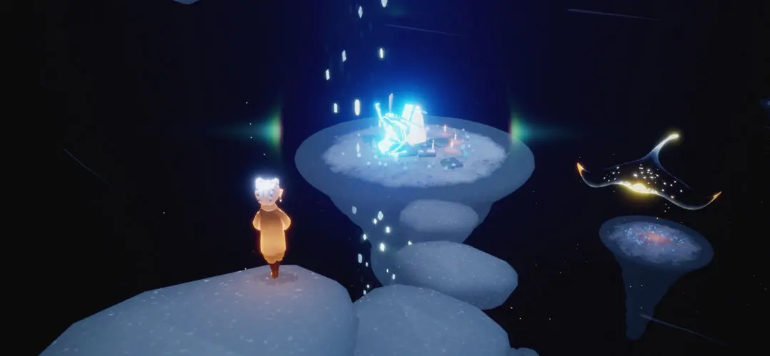 光遇怎么悬浮在空中