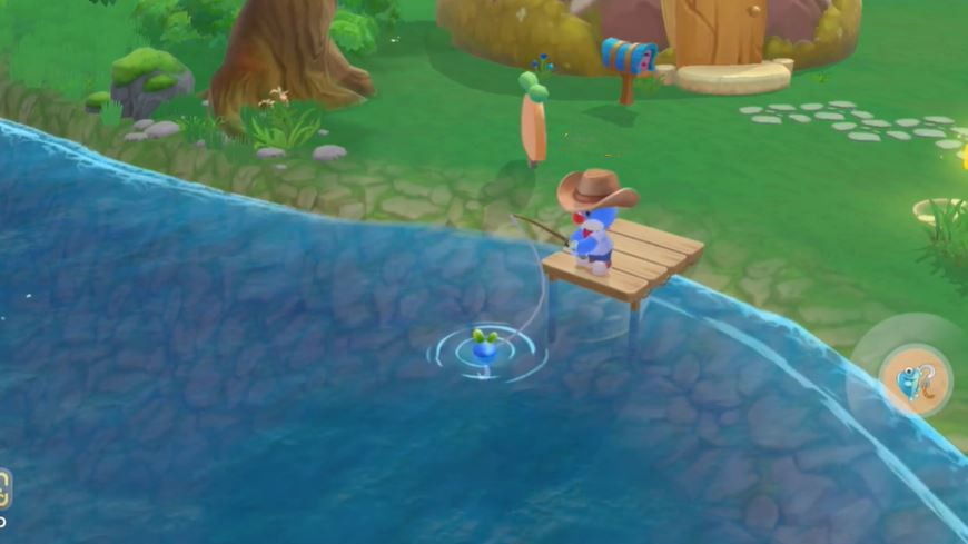 摩尔庄园黑森林怎么去钓鱼