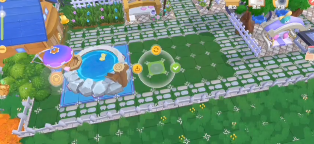 摩尔庄园悬空怎么控制