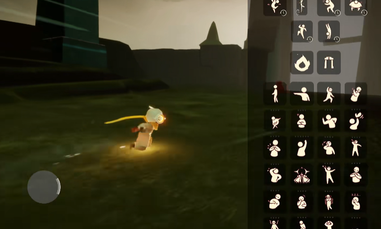 光遇怎么边转圈边移动