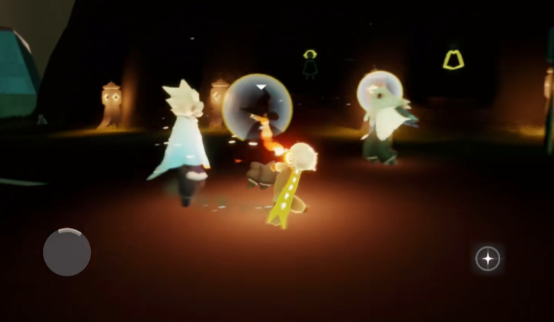 光遇怎么边转圈边移动