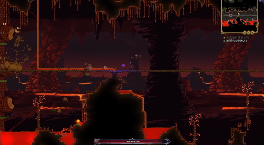 泰拉瑞亚怎么打肉山