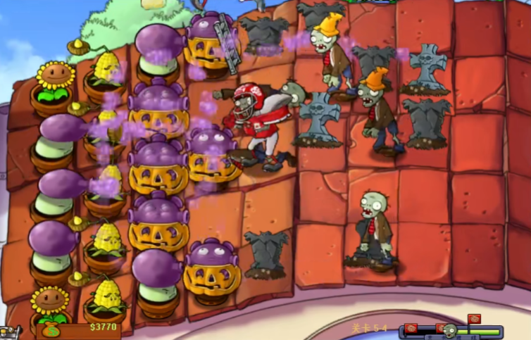 植物大战僵尸九五版5-4怎么过 植物大战僵尸九五版5-4怎么过