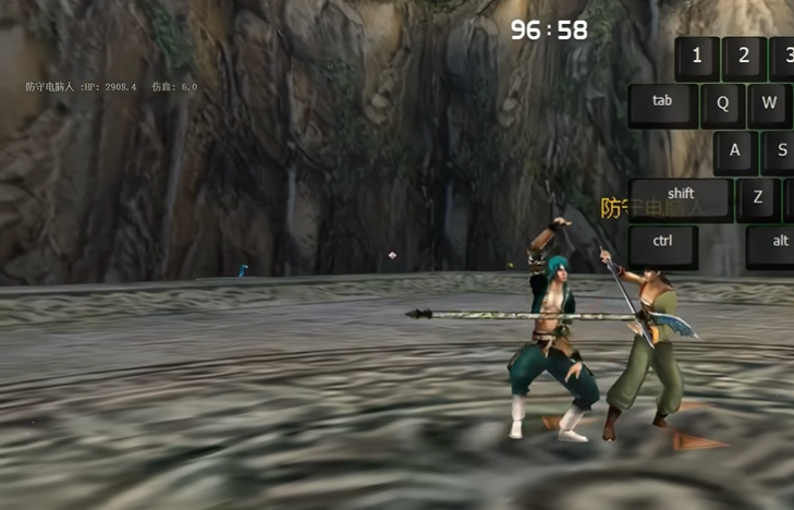 流星蝴蝶剑长枪怎么连招