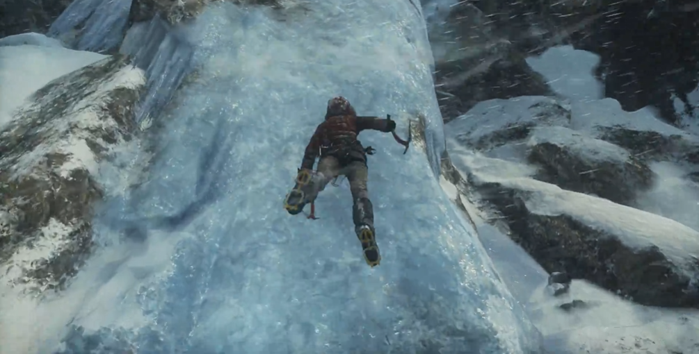 古墓丽影崛起冰墙怎么爬