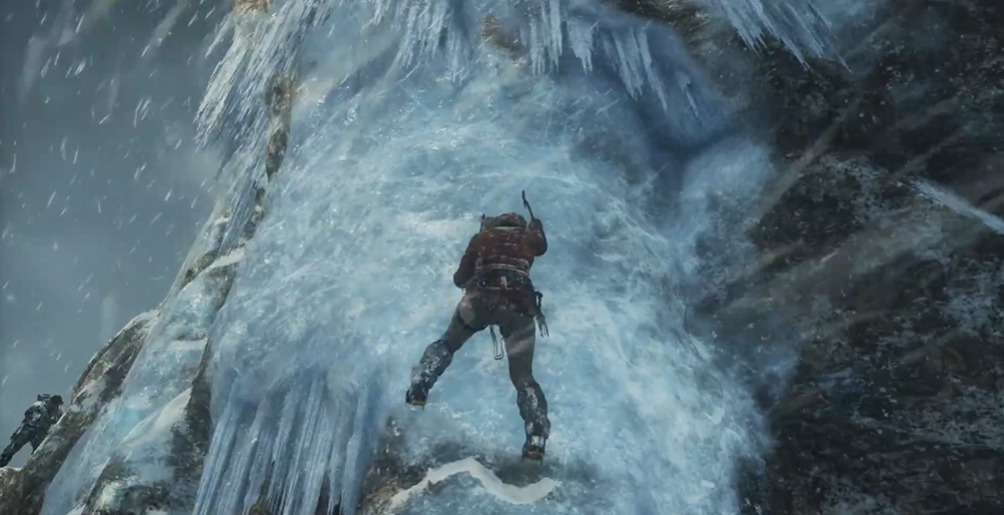 古墓丽影崛起冰墙怎么爬