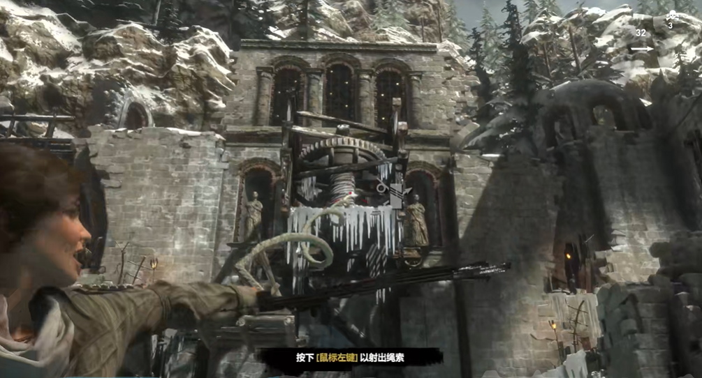 古墓丽影崛起邪恶溪谷大门怎么开