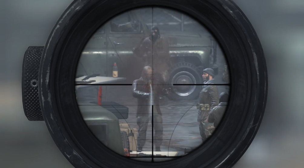 使命召唤4狙击扎卡耶夫怎么打