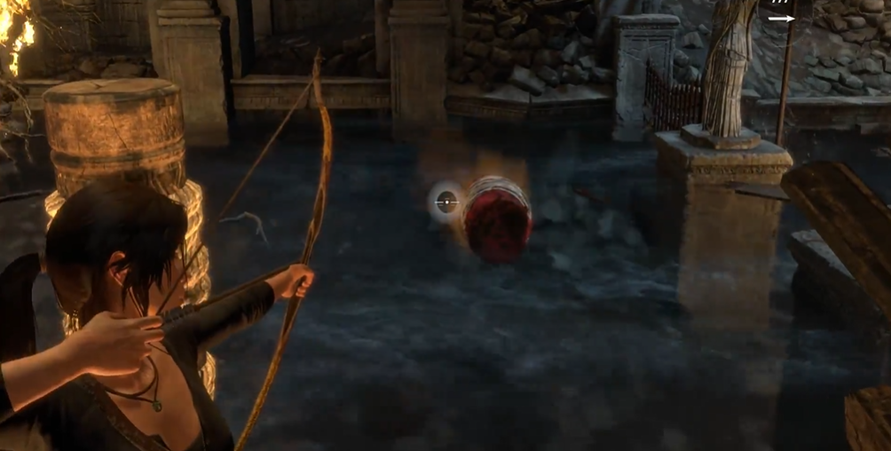 古墓丽影崛起雕像怎么炸倒