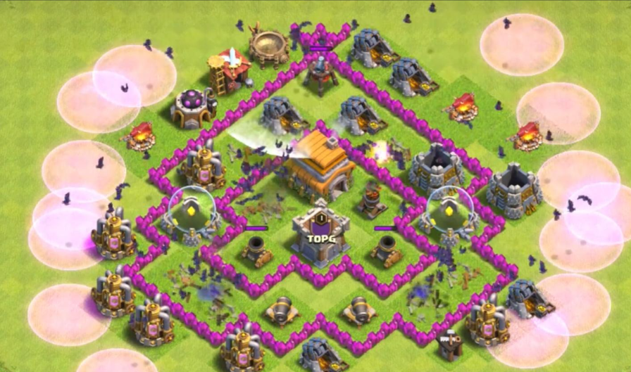 部落冲突怎么玩蝙蝠法术