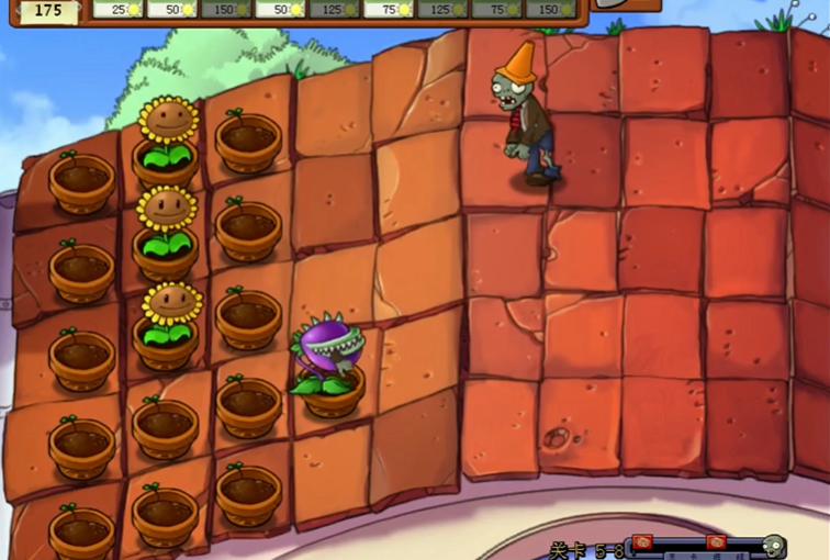 植物大战僵尸95版5-8怎么过 植物大战僵尸95版5-8怎么过